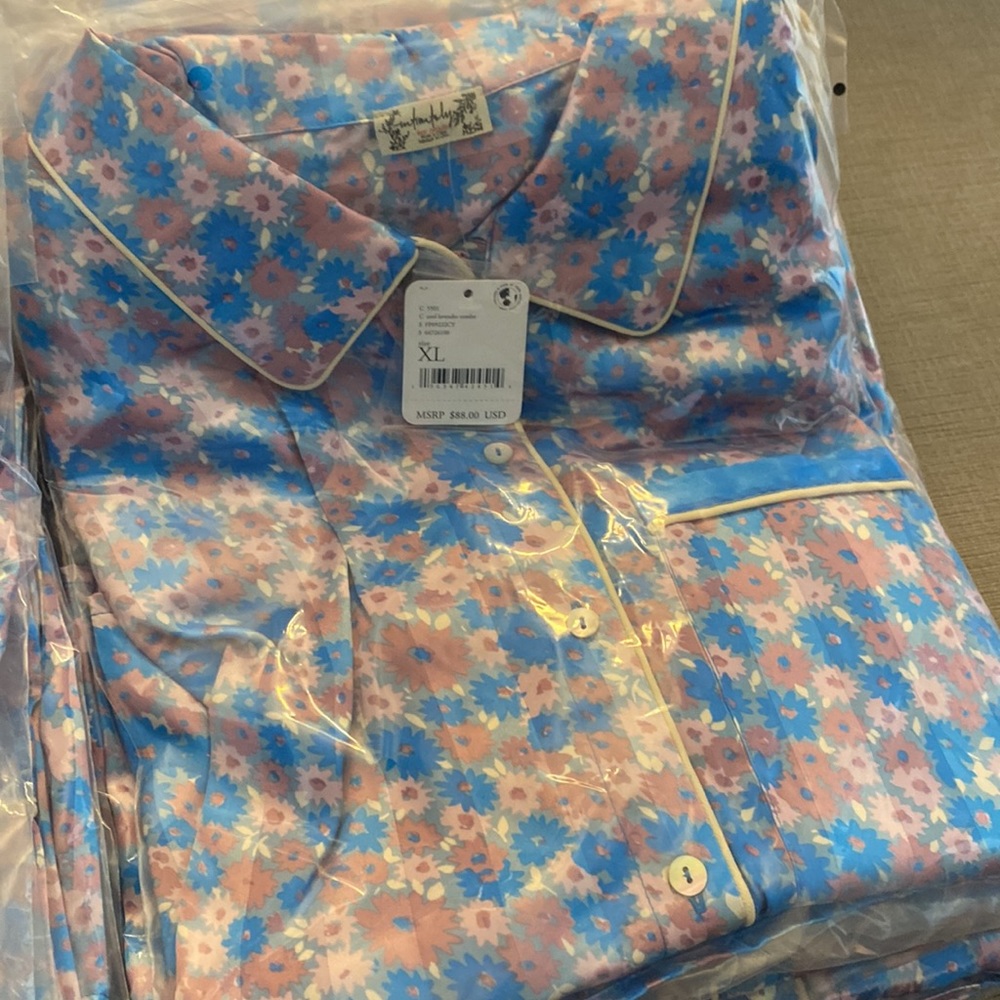 Free People Pillow Talk Loungewear Pajama Set in Cool Lavender - Picture 5 of 5